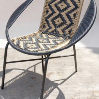 Silla Princess Brazos Tejidos Rombo #3