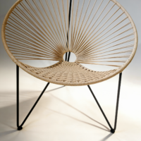 Silla California tejido en asiento