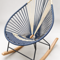 Silla Love Garden tejido en asiento