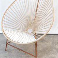 Silla Love Garden tejido en asiento