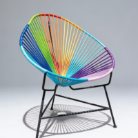 Silla Love Garden tejido multicolor