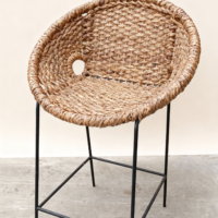 Silla barra aro rombo #3 calceta de plátano