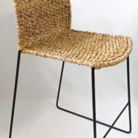 Silla barra calceta de plátano sin brazos